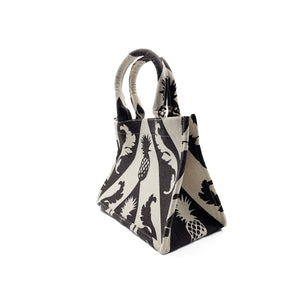 NEWGEN - Giles Designer Tote - AW23 - DARK BROWN AND CREAM